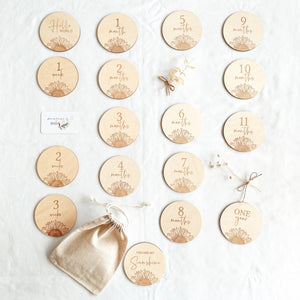 You Are My Sunshine - Baby Milestone Cards Pack