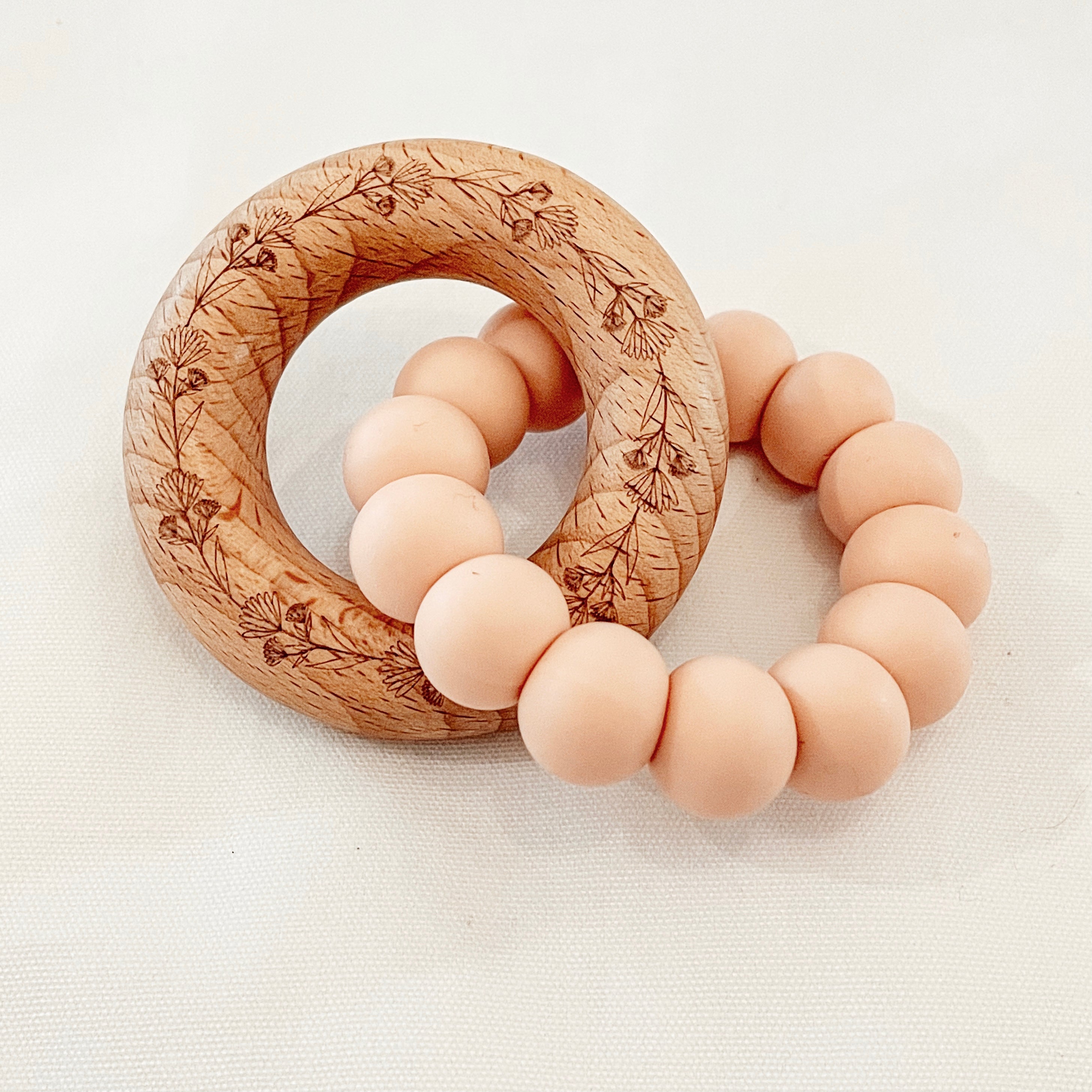 Teething Ring - Dusty Pink