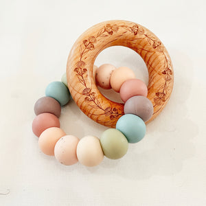 Teething Ring - Vintage Rainbow
