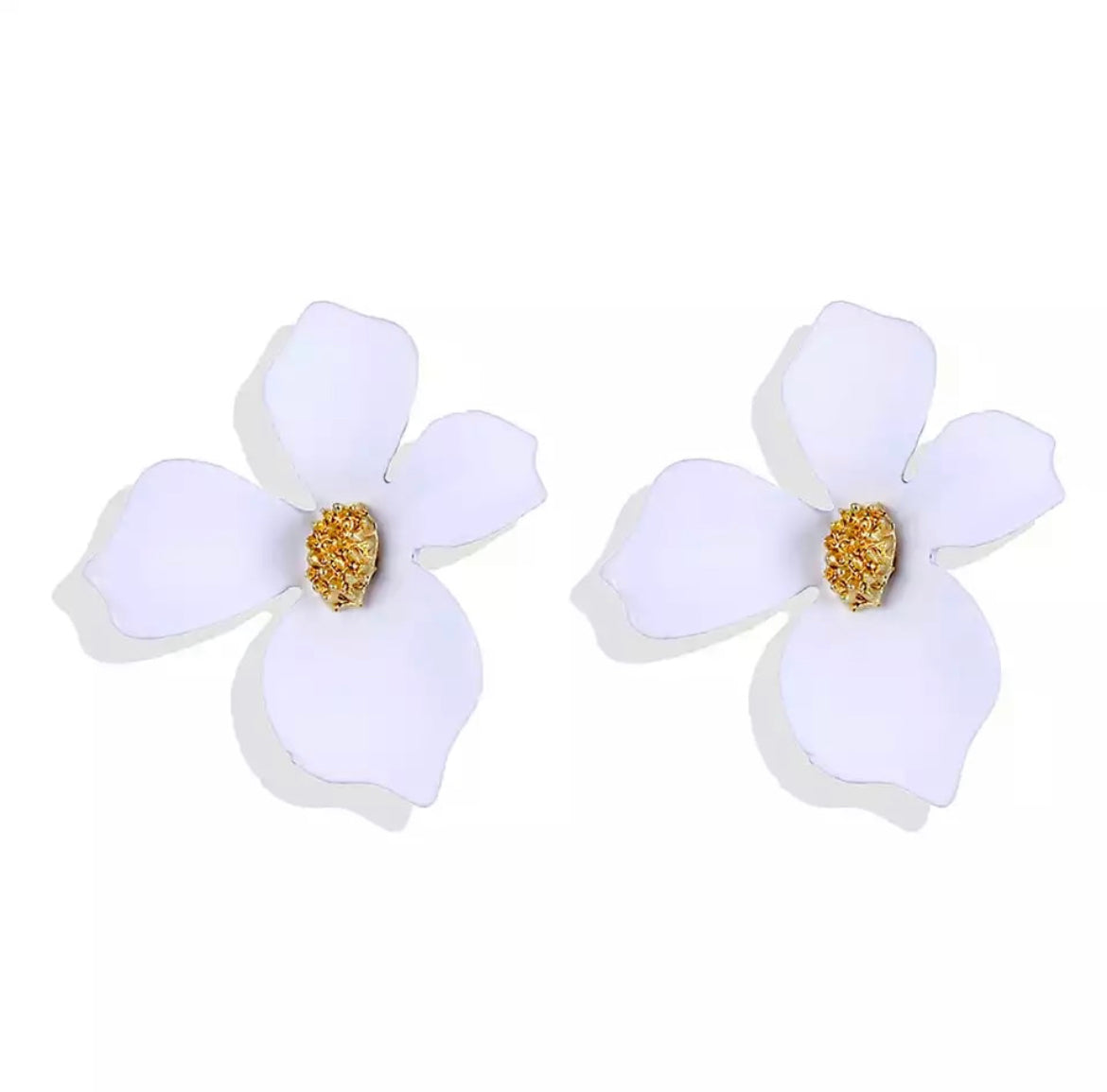 White Flower Studs