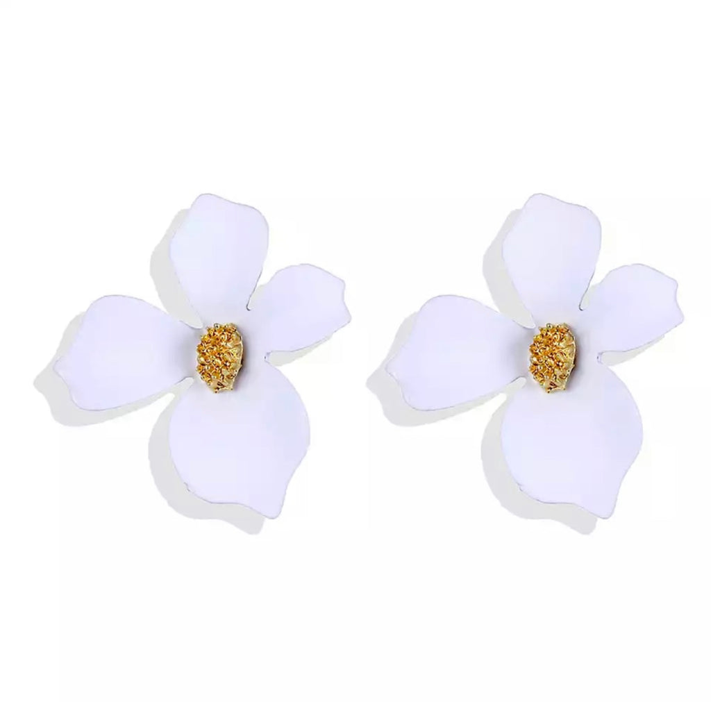 White Flower Studs