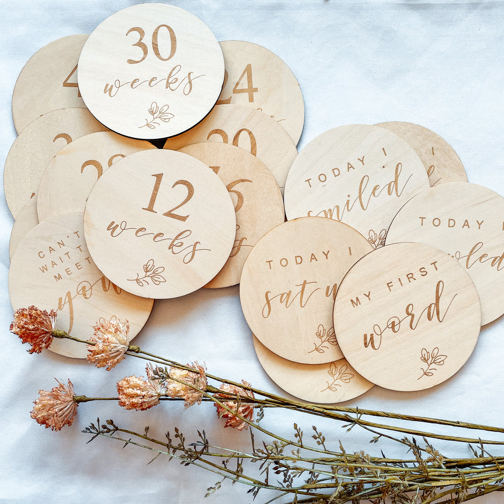 Pregnancy & Baby Milestone Cards Pack