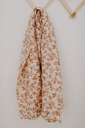 Magnolia Tree Swaddle - Brown