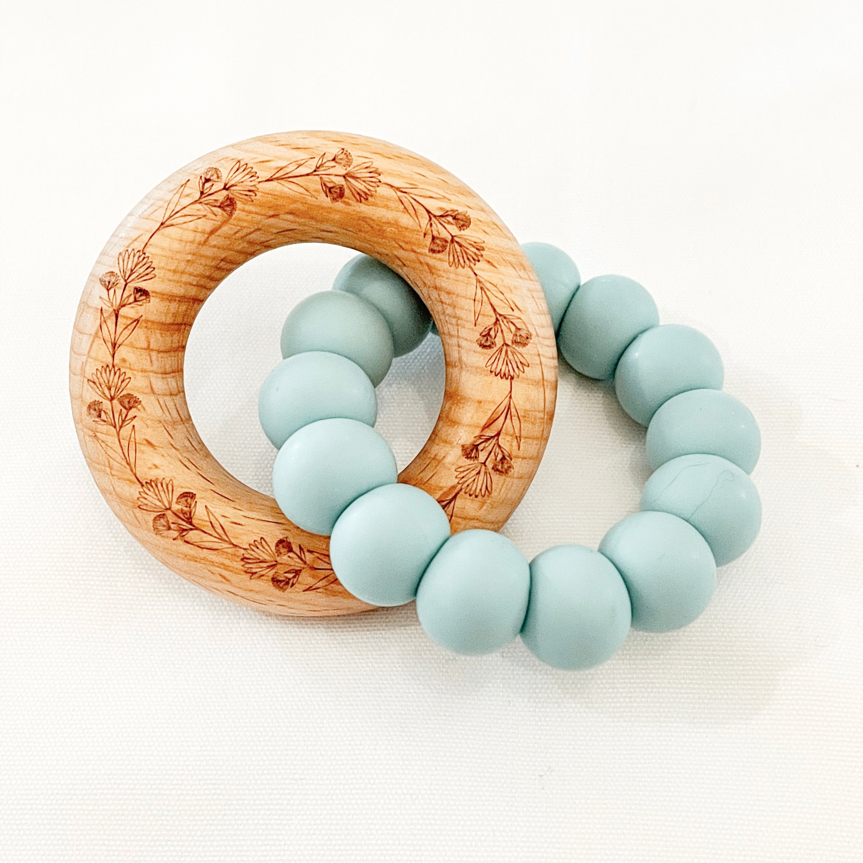 Teething Ring - Sky Blue